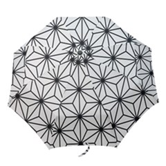 Black And White Pattern Folding Umbrellas by Valentinaart