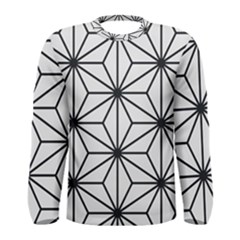 Black And White Pattern Men s Long Sleeve Tee