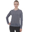 Simple line pattern Women s Pique Long Sleeve Tee View1