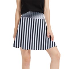 Simple Line Pattern Waistband Skirt