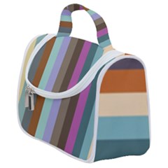 Simple Line Pattern Satchel Handbag by Valentinaart