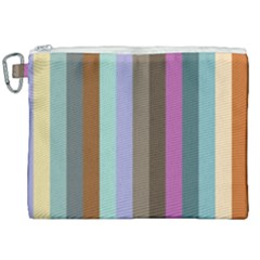 Simple Line Pattern Canvas Cosmetic Bag (xxl) by Valentinaart