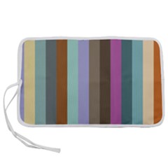 Simple Line Pattern Pen Storage Case (l) by Valentinaart