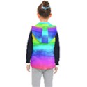 Watercolor rainbow Kids  Hooded Puffer Vest View2