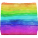 Watercolor rainbow Seat Cushion View1