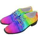 Watercolor rainbow Women Heeled Oxford Shoes View2