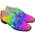 Watercolor rainbow Women Heeled Oxford Shoes View3