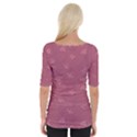 Floral pattern Wide Neckline Tee View2