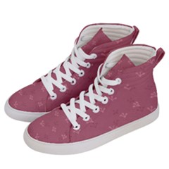 Floral Pattern Men s Hi-top Skate Sneakers by Valentinaart