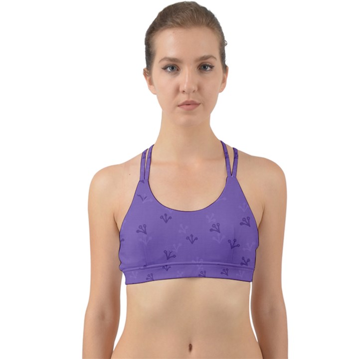 Floral pattern Back Web Sports Bra