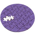 Floral pattern Wooden Puzzle Round View3