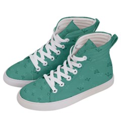 Floral Pattern Women s Hi-top Skate Sneakers by Valentinaart