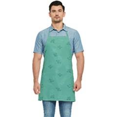 Floral Pattern Kitchen Apron