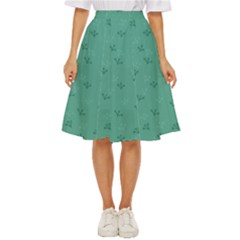 Floral Pattern Classic Short Skirt