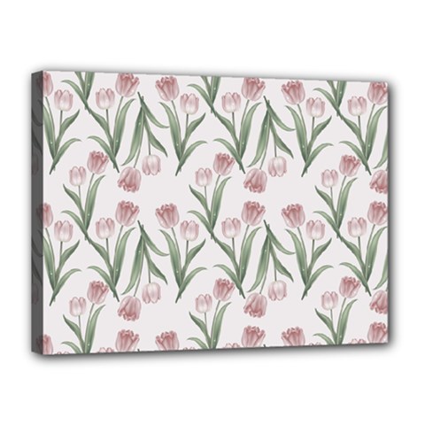 Floral Pattern Canvas 16  X 12  (stretched) by Valentinaart