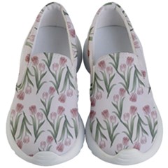 Floral Pattern Kids Lightweight Slip Ons by Valentinaart