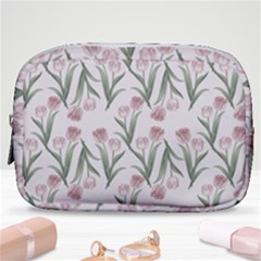 Floral Pattern Make Up Pouch (small) by Valentinaart