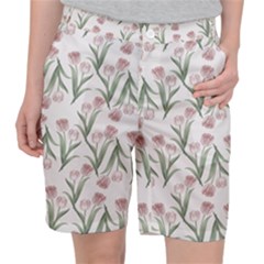 Floral Pattern Pocket Shorts by Valentinaart