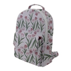 Floral Pattern Flap Pocket Backpack (large) by Valentinaart