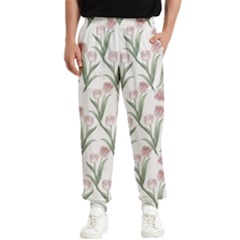 Floral Pattern Men s Elastic Waist Pants by Valentinaart