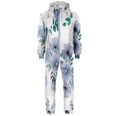 Floral Pattern Hooded Jumpsuit (men)