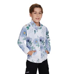 Floral Pattern Kids  Windbreaker