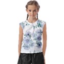 Floral pattern Kids  Raglan Cap Sleeve Tee View1