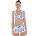 Floral pattern Racerback Boyleg Bikini Set View1