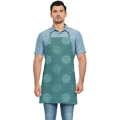 Floral Pattern Kitchen Apron