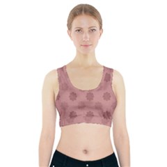 Floral pattern Sports Bra With Pocket