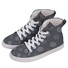 Floral Pattern Women s Hi-top Skate Sneakers by Valentinaart