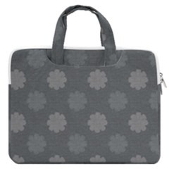 Floral Pattern Macbook Pro Double Pocket Laptop Bag (large) by Valentinaart