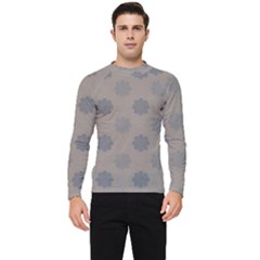 Floral Pattern Men s Long Sleeve Rash Guard