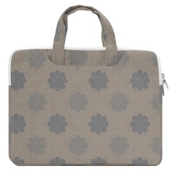 Floral Pattern Macbook Pro Double Pocket Laptop Bag (large)