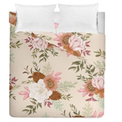 Floral Pattern Duvet Cover Double Side (queen Size) by Valentinaart