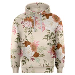 Floral Pattern Men s Overhead Hoodie