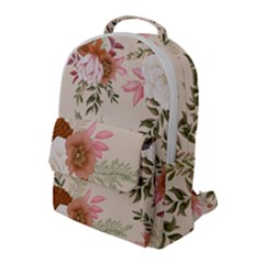 Floral Pattern Flap Pocket Backpack (large) by Valentinaart