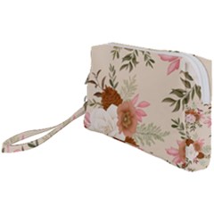 Floral Pattern Wristlet Pouch Bag (small) by Valentinaart