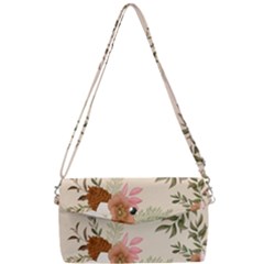 Floral Pattern Removable Strap Clutch Bag by Valentinaart