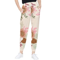 Floral Pattern Tapered Pants