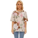 Floral pattern Oversized Basic Tee View1