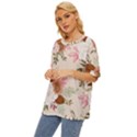 Floral pattern Oversized Basic Tee View2