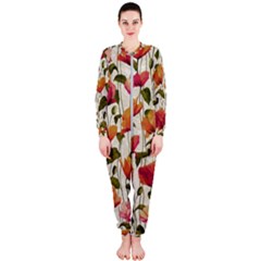 Floral Pattern Onepiece Jumpsuit (ladies)