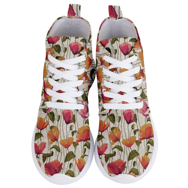 Floral pattern Women s Lightweight High Top Sneakers