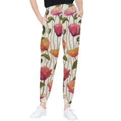 Floral Pattern Tapered Pants by Valentinaart