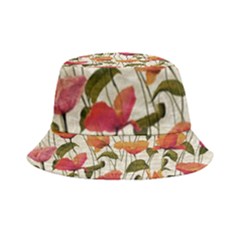 Floral Pattern Inside Out Bucket Hat