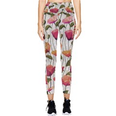 Floral Pattern Pocket Leggings 