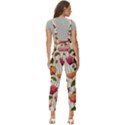 Floral pattern Full Overalls View4