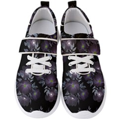 Floral Pattern Men s Velcro Strap Shoes by Valentinaart