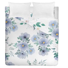 Floral Pattern Duvet Cover Double Side (queen Size) by Valentinaart